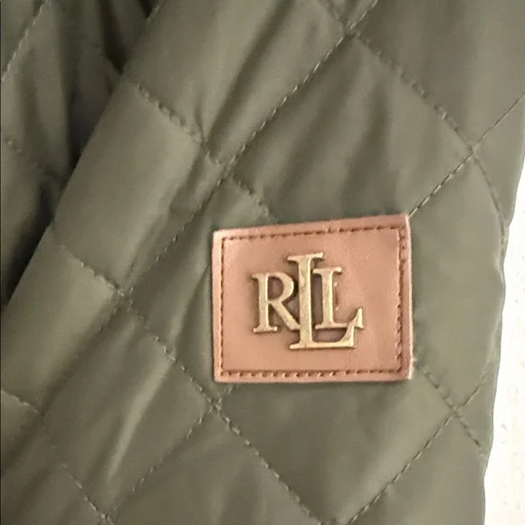 Lauren Ralph Lauren Quilted Green Utility Jacket - Picture 6 of 16